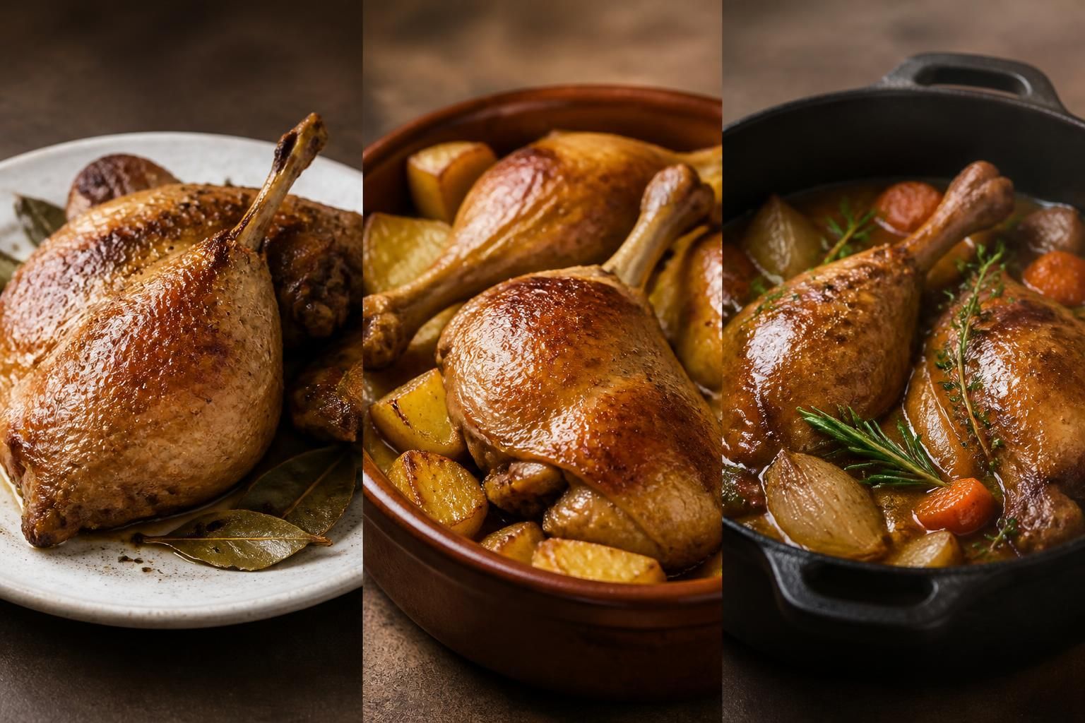 découvrez les meilleures recettes pour cuisiner les cuisses de canard : confites, au four ou en cocotte, pour un repas savoureux et gourmand.