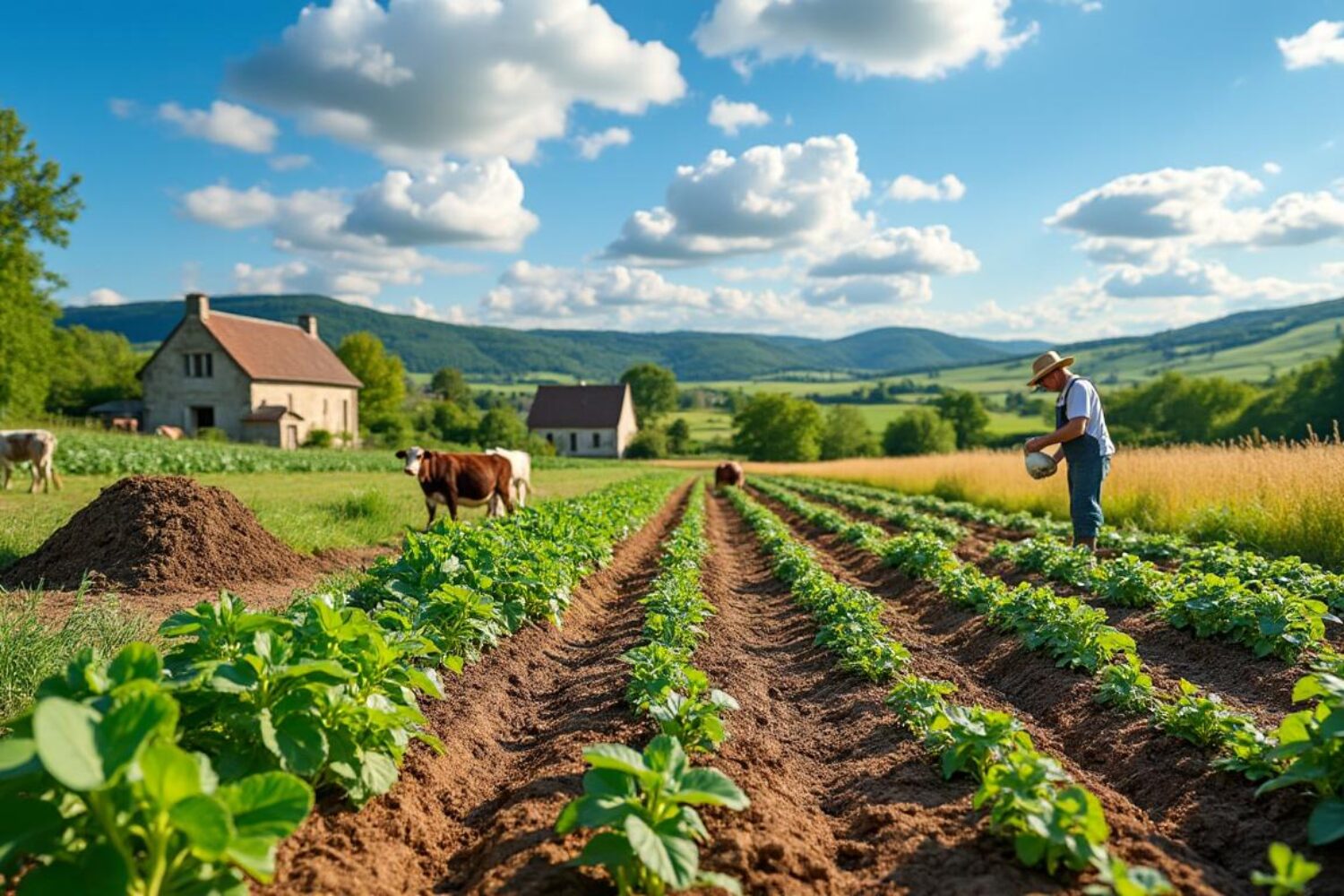 Ferme biodynamique : avantages, pratiques et impact environnemental en France