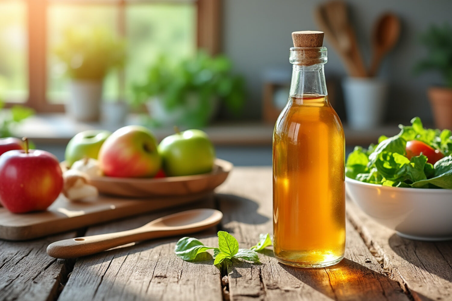 Les bienfaits du vinaigre de cidre : digestion, peau et santé au quotidien