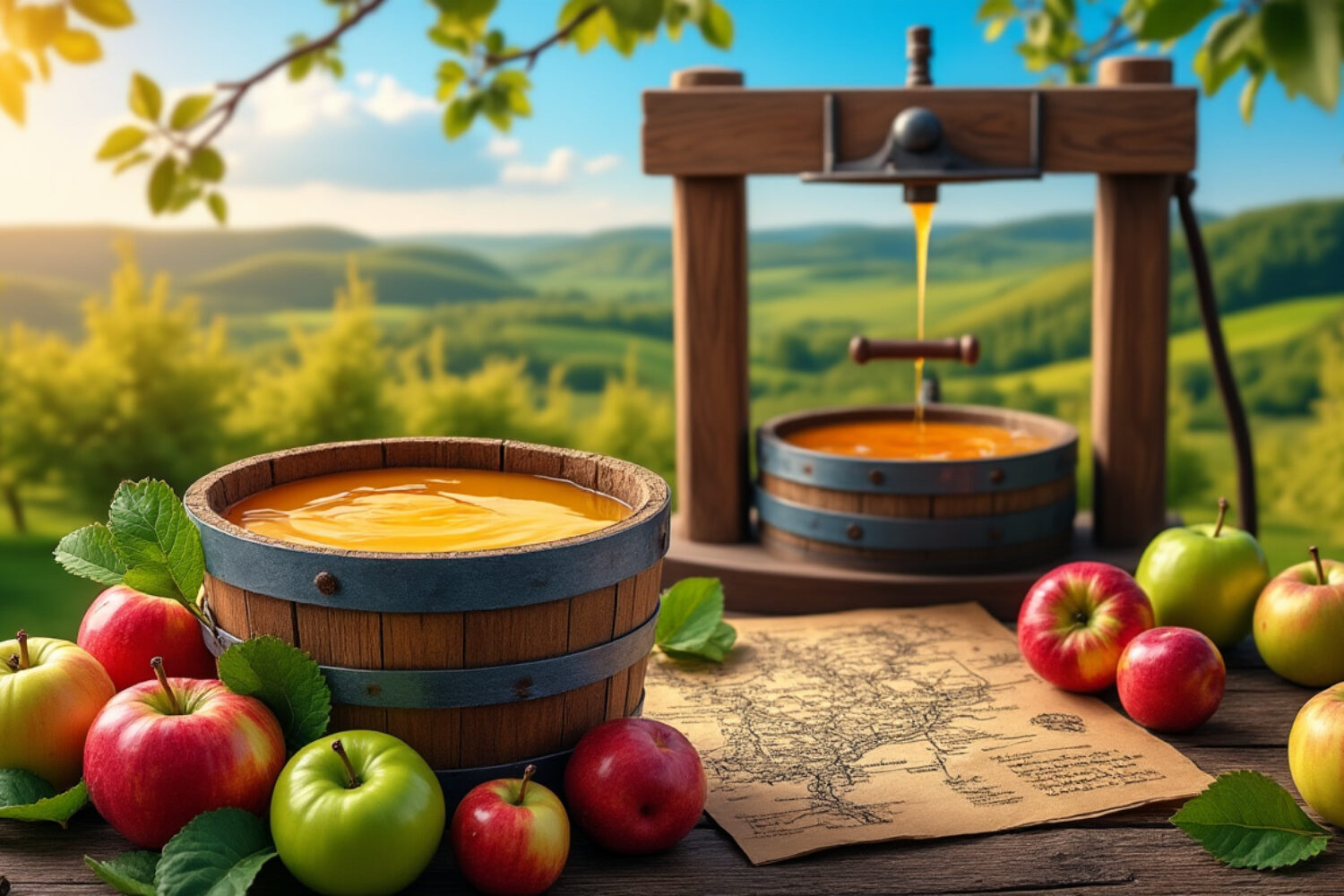 Origine du cidre : histoire, régions de production et variétés à connaître