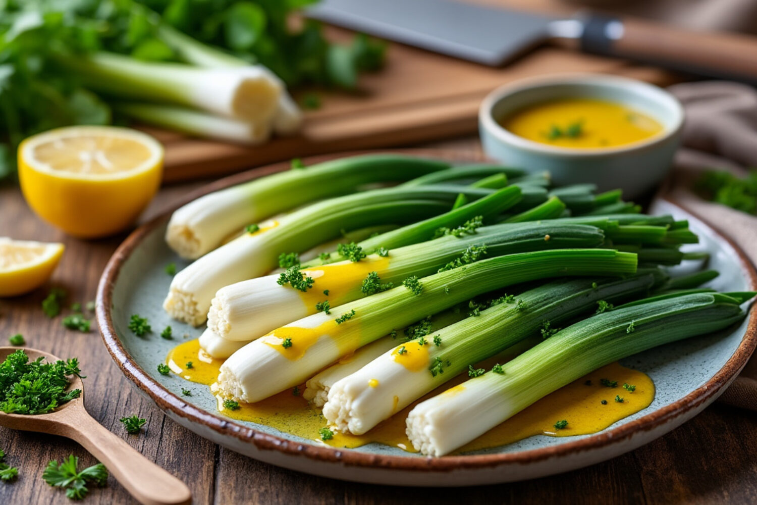 Recette de poireaux vinaigrette : version traditionnelle et astuces de chef