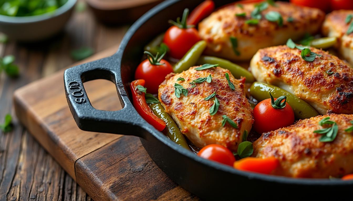 découvrez notre recette facile de poulet basquaise au four, accompagnée des astuces de chefs pour un repas savoureux et réussi.