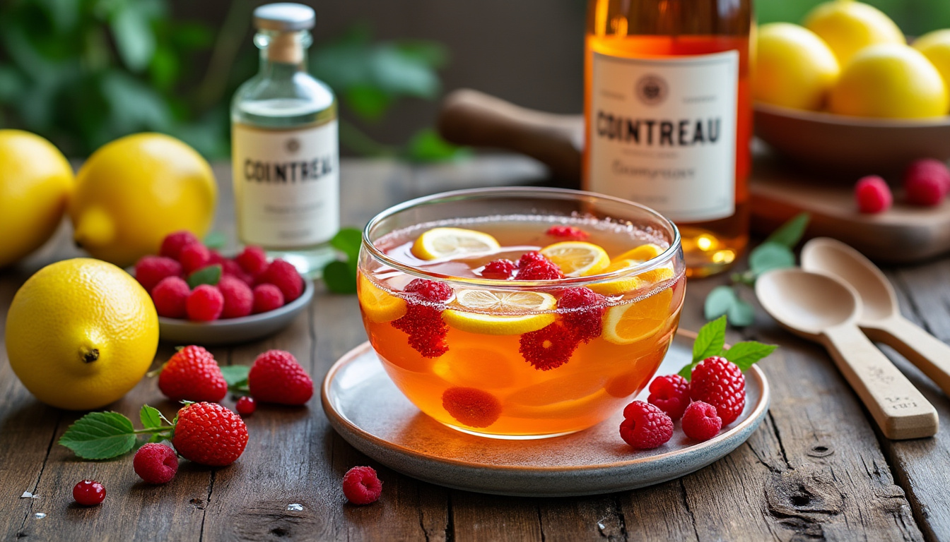 découvrez notre recette rafraîchissante de soupe de champagne au cointreau, avec citron, fruits rouges et astuces pratiques pour une préparation parfaite et gourmande.