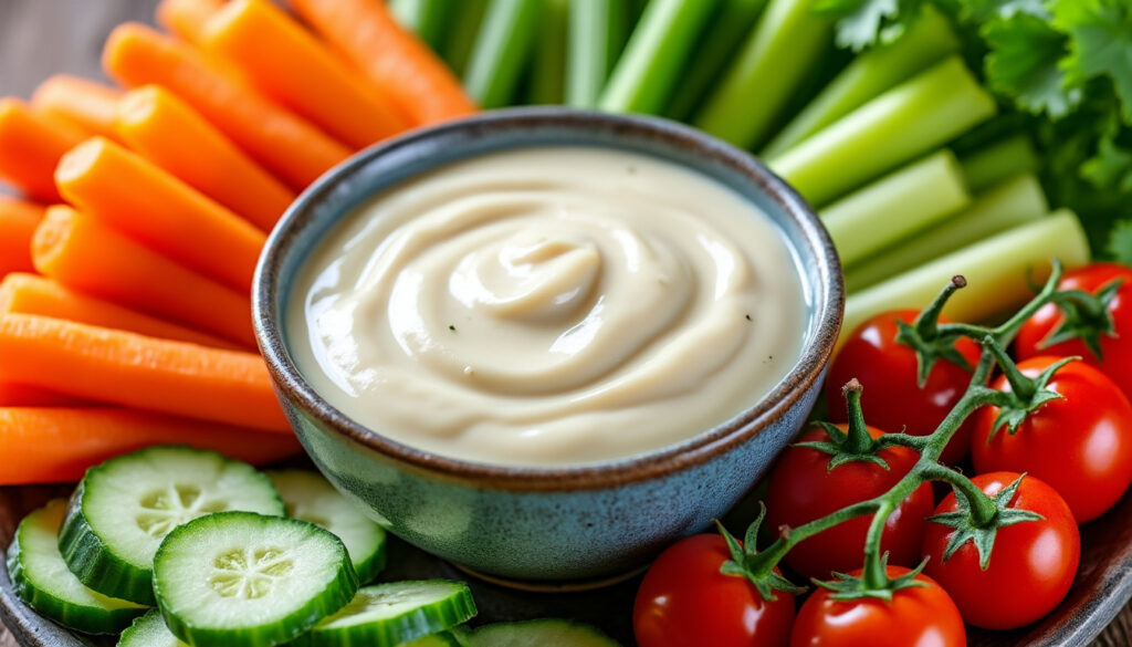 découvrez des recettes variées de sauce au fromage blanc pour accompagner vos légumes crus, avec des conseils pratiques pour un apéritif sain et savoureux.