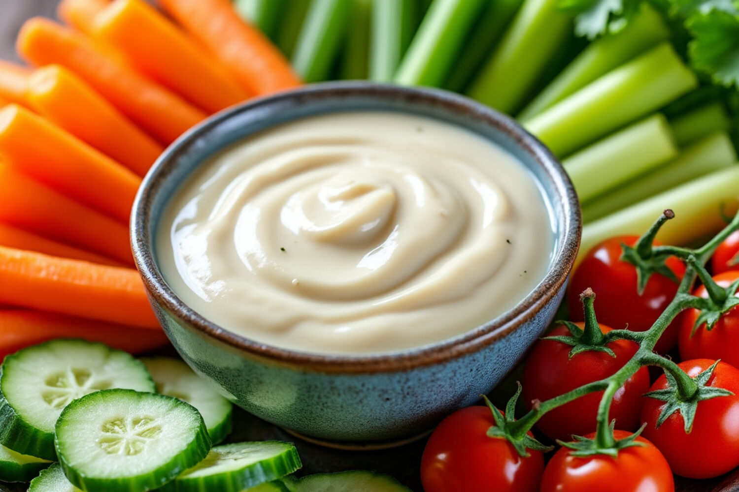 Sauce au fromage blanc pour tremper vos légumes crus : recettes variées et conseils pratiques