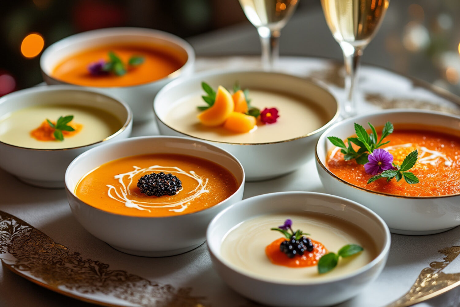 Soupe de champagne : 5 recettes originales et festives à essayer