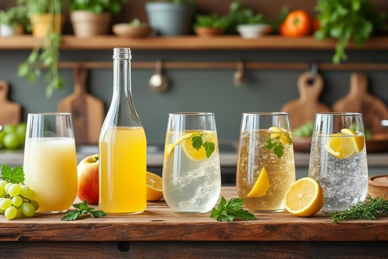 Substituts au vin blanc : 5 alternatives pour vos recettes sans alcool et plus