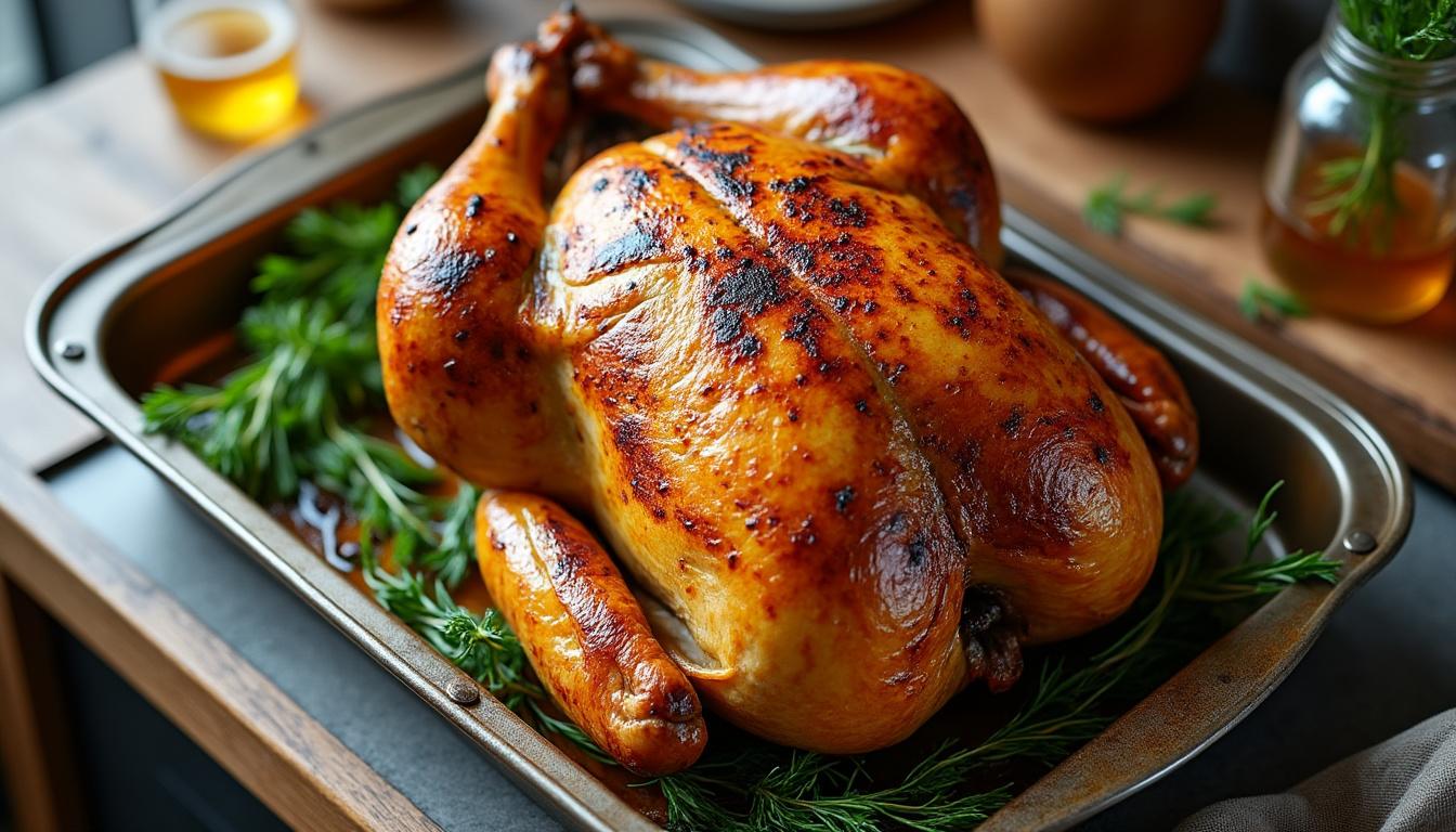 découvrez les différentes techniques pour cuire parfaitement un poulet de 2 kg au four et maîtrisez les temps de cuisson adaptés pour un résultat savoureux et tendre.