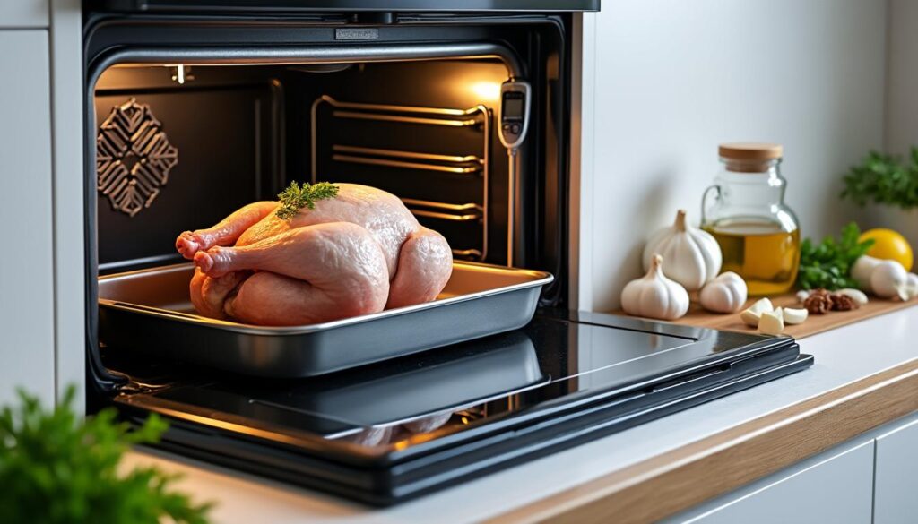 découvrez comment cuire un poulet de 2 kg au four avec différentes méthodes de cuisson pour un résultat parfait à chaque fois.